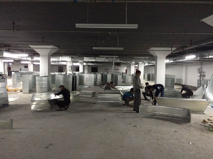 地下室通风管道