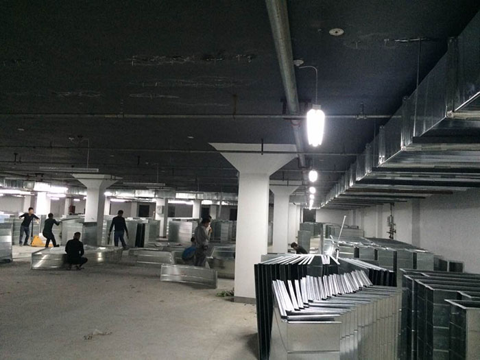 地下室通风管道