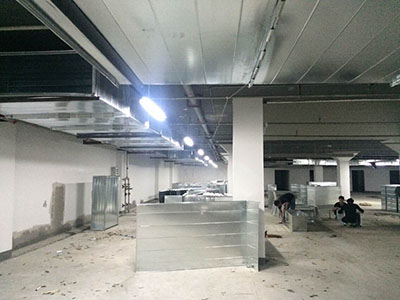 地下室通风管道